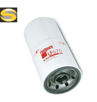 FLEETGUARD LF670 - Filtro de Óleo Lubrifi...