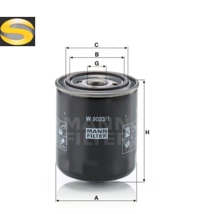 MANN W9023/1 - Filtro Hidráulico