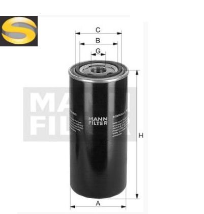 MANN W962 - Filtro de Óleo Lubrificante