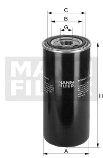 MANN W962 - Filtro de Óleo Lubrificante