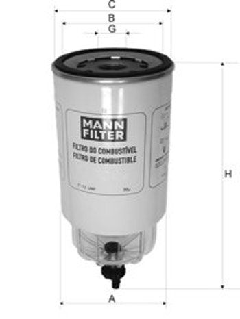 MANN WK1060/1 - Filtro Desumidificador